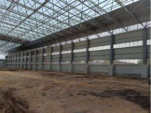 山東華中重鋼工程案例——福祥工貿儲配中心原煤棚封閉項目